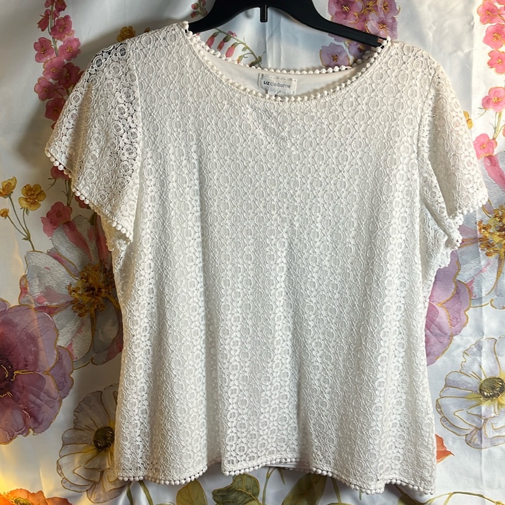 Liz Clairborne - White -size large